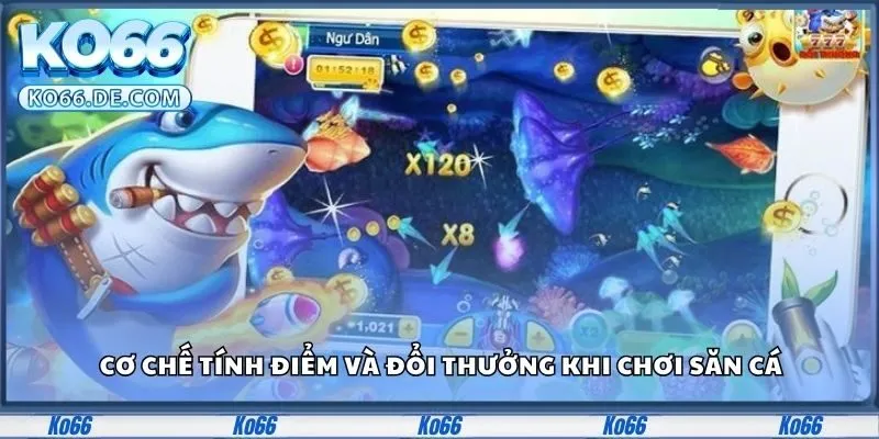Cơ chế tính điểm và đổi thưởng khi chơi săn cá