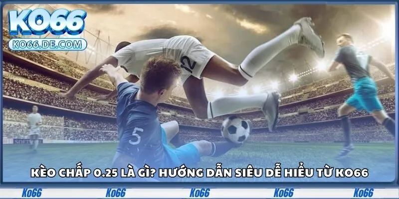 Kèo Chấp 0.25 Là Gì? Hướng Dẫn Siêu Dễ Hiểu Từ Ko66